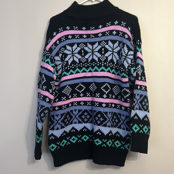 Vintage Palm Springs Yacht Club Turtleneck Sweater - Medium - Picture 3 of 4